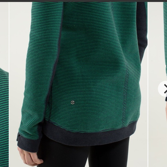 Lululemon- Avenue Pullover- GreenBean/Inkwell- ~Sz 12 (No Size Dot) - Picture 7 of 17